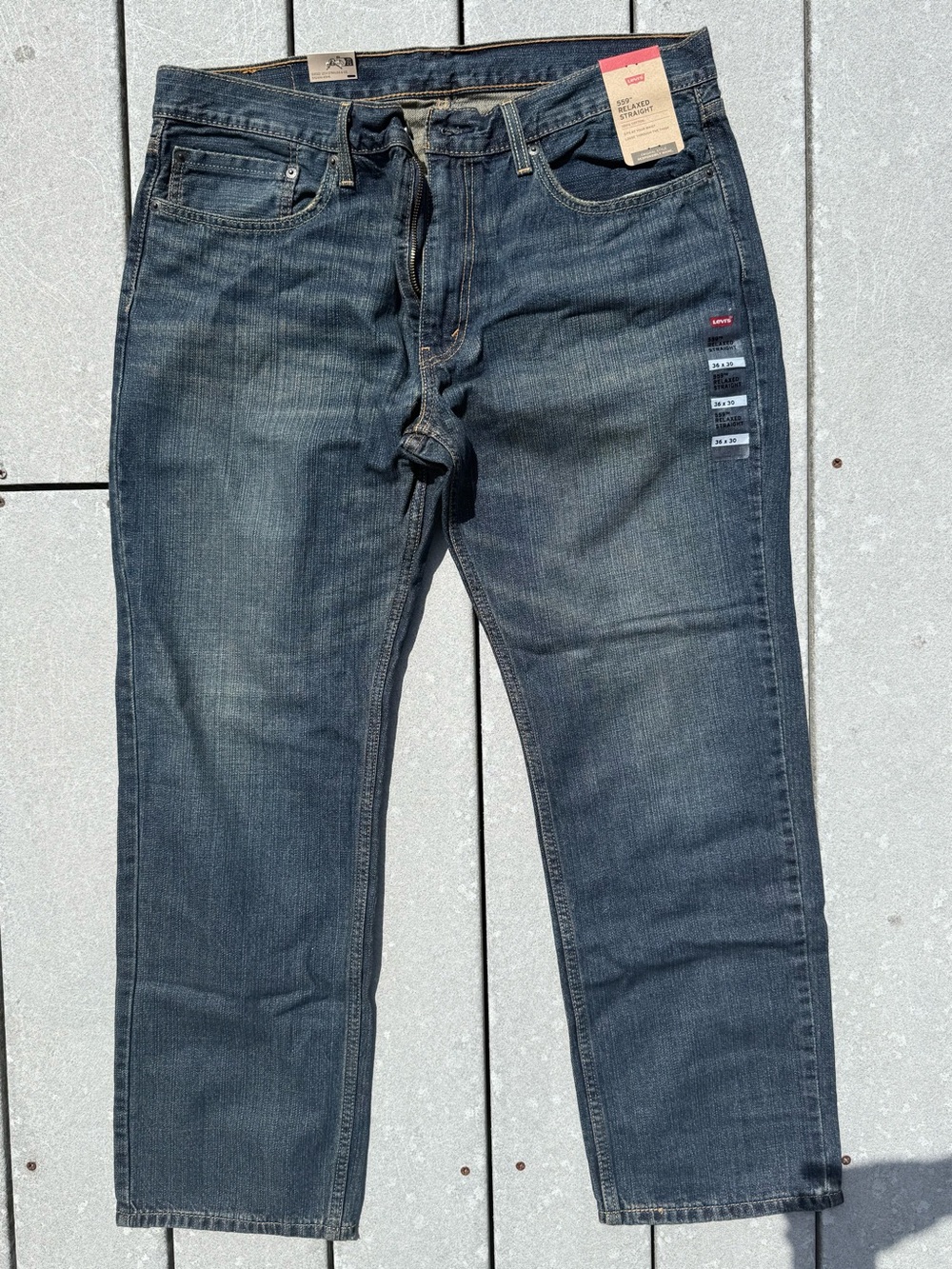 NWT Levi's 559 Men's Faded Blue Relaxed Straight Jeans